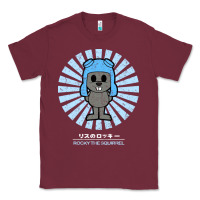 Burgundy rocky the squirrel retro vintage Classic Tee - tuanDangUi