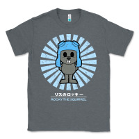 Charcoal Heather rocky the squirrel retro vintage Classic Tee - tuanDangUi
