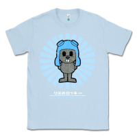 Dusty Blue rocky the squirrel retro vintage Classic Tee - tuanDangUi