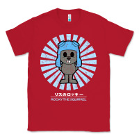 Red rocky the squirrel retro vintage Classic Tee - tuanDangUi