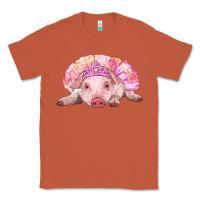Copper balerina baby pig with tutu Classic Tee - RanaPortraitStore