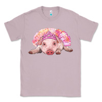 Lilac balerina baby pig with tutu Classic Tee - RanaPortraitStore