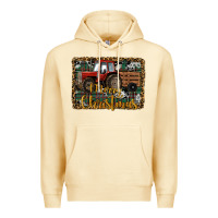 Pina Colada Merry Christmas Tractor Premium Hoodie - RanaPortraitStore