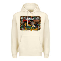 Sandshell Merry Christmas Tractor Premium Hoodie - RanaPortraitStore