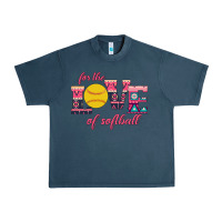Midnight Navy For The Love Of Softball Urban Heavy Tee - Bettercallsaul