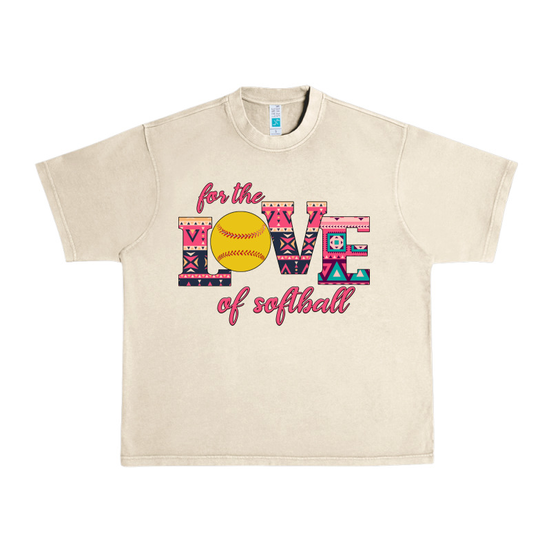 For The Love Of Softball Urban Heavy Tee by Bettercallsaul | Teevron
