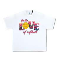 White For The Love Of Softball Urban Heavy Tee - Bettercallsaul