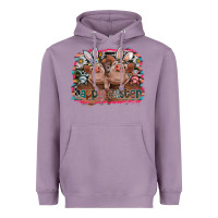 Lavender Happy Easter Heavyweight Hoodie - CowhideDigitalArt