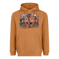 Meerkat Happy Easter Heavyweight Hoodie - CowhideDigitalArt