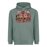 Sage Happy Easter Heavyweight Hoodie - CowhideDigitalArt