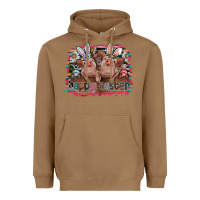 Toasted Coconut Happy Easter Heavyweight Hoodie - CowhideDigitalArt