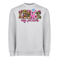 Love My Soldier Olivia Heavyweight Sweatshirt | Teevron