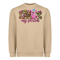 Mushroom love my soldier olivia Heavyweight Sweatshirt - OliviaCreatesArt