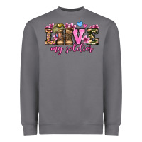 Storm love my soldier olivia Heavyweight Sweatshirt - OliviaCreatesArt