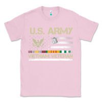 Bubblegum Pink Vietnam Veteran Shirt US Army Veteran Day Women Me Classic Tee - tuanDangUi