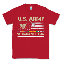 Red Vietnam Veteran Shirt US Army Veteran Day Women Me Classic Tee - tuanDangUi