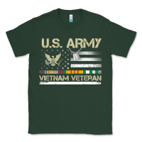 Sports Green Vietnam Veteran Shirt US Army Veteran Day Women Me Classic Tee - tuanDangUi
