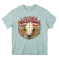 Arona bullskull mama Heavy Core Tee - NancyCooperArtShop