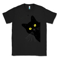 Black black cat day halloween black cat meow Classic Tee - tuanDangUi