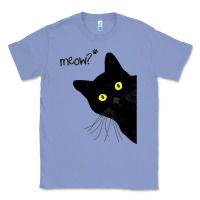 Colony Blue black cat day halloween black cat meow Classic Tee - tuanDangUi