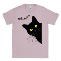 Black Cat Day Halloween Black Cat Meow Classic Tee | Teevron