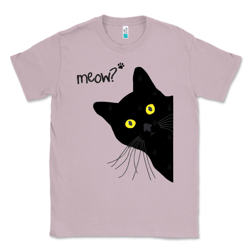 Black Cat Day Halloween Black Cat Meow Classic Tee by tuanDangUi | Teevron