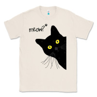 Natural black cat day halloween black cat meow Classic Tee - tuanDangUi