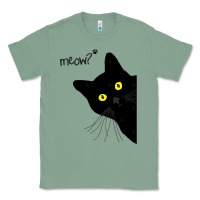 Sage black cat day halloween black cat meow Classic Tee - tuanDangUi