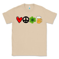 Mushroom Funny St Patricks Day Love Peace Clover and Beer Classic Tee - Bettercallsaul