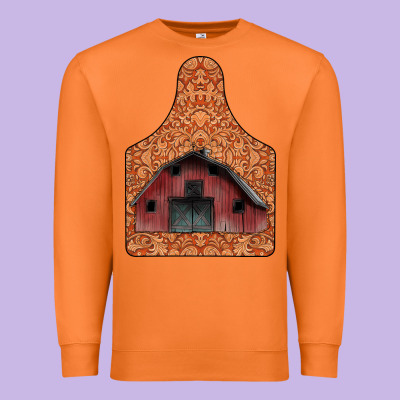 Barn Earning Premium Sweatshirt Designed By Cowhidedigitalart
