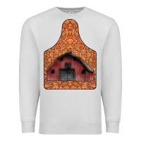 Dove Grey Barn Earning Premium Sweatshirt - CowhideDigitalArt