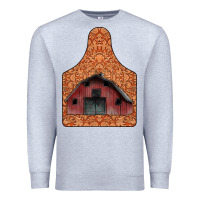 Heather Grey Barn Earning Premium Sweatshirt - CowhideDigitalArt