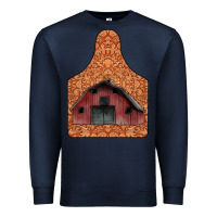 Navy Barn Earning Premium Sweatshirt - CowhideDigitalArt