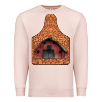 Pale Pink Barn Earning Premium Sweatshirt - CowhideDigitalArt