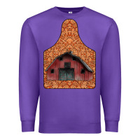 Purple Barn Earning Premium Sweatshirt - CowhideDigitalArt