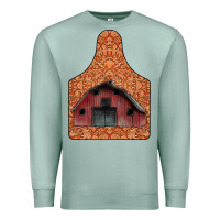 Seafoam Barn Earning Premium Sweatshirt - CowhideDigitalArt