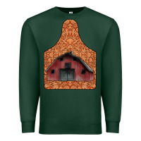 Sports Green Barn Earning Premium Sweatshirt - CowhideDigitalArt