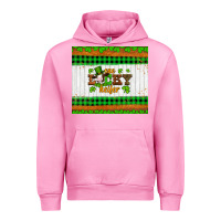 Fuchsia Pink st patricks one lucky heifer Urban Hoodie - Artiststas