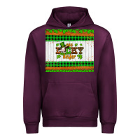 Mauve Wine st patricks one lucky heifer Urban Hoodie - Artiststas
