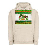 Pigment French Oak st patricks one lucky heifer Urban Hoodie - Artiststas
