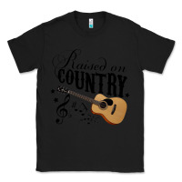 Black Raised On Country Country Life Country Music Lover Classic Tee - tuanDangUi