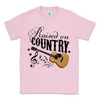 Bubblegum Pink Raised On Country Country Life Country Music Lover Classic Tee - tuanDangUi