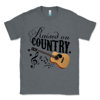 Charcoal Heather Raised On Country Country Life Country Music Lover Classic Tee - tuanDangUi