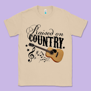 Raised On Country Country Life Country Music Lover Classic Tee Designed By Tuandangui