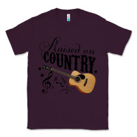 Plum Raised On Country Country Life Country Music Lover Classic Tee - tuanDangUi