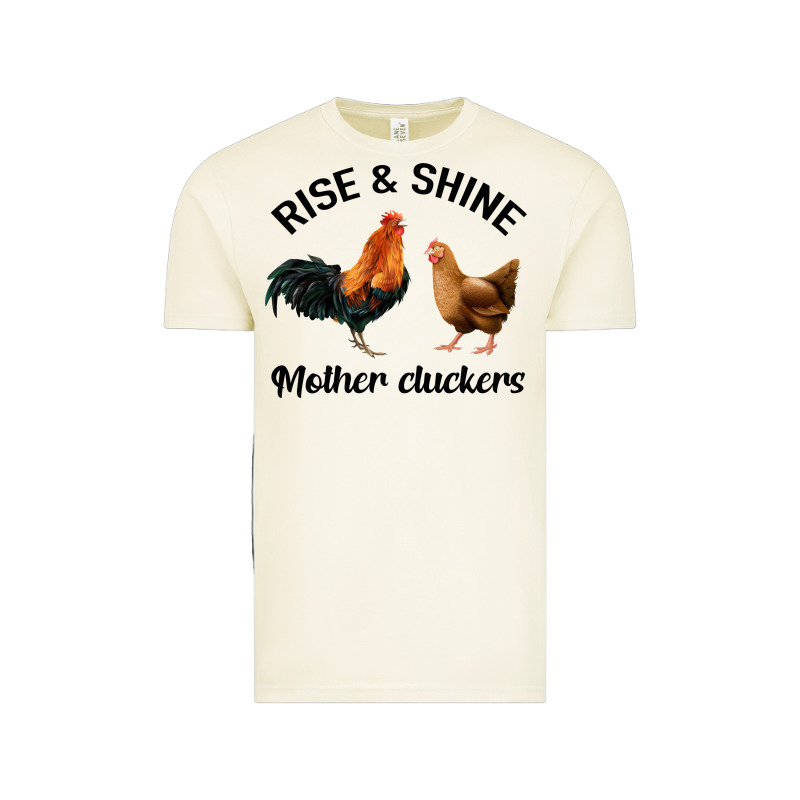 Rise And Shine Mother Cluckers Vintage Tee by Bettercallsaul | Teevron