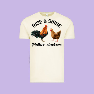 Rise And Shine Mother Cluckers Vintage Tee Designed By Bettercallsaul