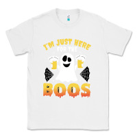 White i'm just here for the boos halloween costume gift Classic Tee - tuanDangUi