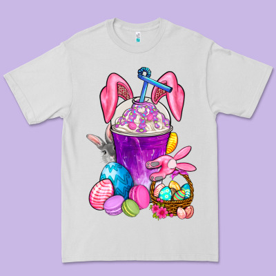 Happy Easter Coffee Cup Premium Tee Designed By Nancycooperartshop
