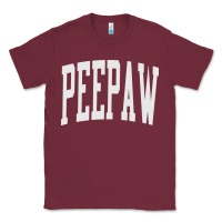 Burgundy peepaw grandpa new grandfather fathers Classic Tee - tuanDangUi